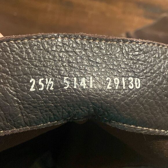 Lobo Solo Brown Leather Boots Zipper Buckle Detail 8.5 Ladies - Picture 8 of 11